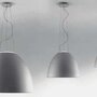 Polokoule - AR A244010 Závěsné svítidlo NUR MINI 1x160W přírodní hliník průměr 36cm - ARTEMIDE - foto 3