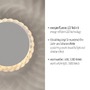 Dekorativní - LD 18700-16 IGO LED nástěnné svítidlo bílé křišťálový okraj kruhové 3000K teplá bílá velmi dekorativní 3000K - JUST LIGHT - foto 3