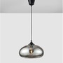 Koule - NV 9726482 Závěsné svítidlo SAVAZ chromové sklo černý kov černý kabel E27 1x12W 230V IP20 bez žárovky - NOVA LUCE - foto 3