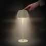 Stolní lampy dekorační - BRILO 7553019 Nabíjecí stolní lampa Riffle - 36,5 cm, 2W, 200lm, IP44, bezdrátová, LED, stmívatelná, dotykový vypínač, zelená - BRILO - foto 3