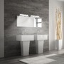Koupelnová - BRI 2191018 Runt svítidlo k zrcadlu - 7W, 690lm, LED, montáž na stěnu, 40cm, neutrální bílá, chrom - BRILONER - foto 3