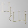 Lištové Magnetic Maytoni Flarity - M TRX154-SR-D650-BS Polokruhová Magnetická kolejnice 650 mm 24V mosaz hliník Flarity - MAYTONI - foto 3