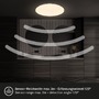 Kruhová - BRILO 3828016 Walk LED stropní svítidlo IP54, 3m dosah čidla, pohybové čidlo, bílé - BRILO - foto 3