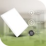 Hranatá - BRILO 7549016 Tava A LED stropní svítidlo, energetická třída A, přímé a nepřímé osvětlení, 50.000h životnost, 42x42 cm, bílé - BRILO - foto 3