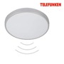 Kruhová - TF 601604TF TELEFUNKEN LED stropní svítidlo s čidlem, pr. 29 cm, 12 W, bílé-titan - BRILONER - foto 3