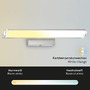 Nad obrazy/zrcadla - BRILO 3723-012 LED nástěnné svítidlo, s CCT svítidlo LED panel, stmívatelné 52,5 cm, 15 W, matný nikl-chrom - BRILO - foto 3