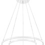 Kruhová - NV 17222002 D Závěsné svítidlo DEA matný bílý hliník a akryl nastavitelné LED 85W 3000K IP20 stmívatelné - NOVA LUCE - foto 3