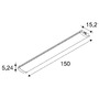 S vyšším krytím - LA 1010918 Svítidlo BATTEN FLAT P 1500 72 830/840/850 ML WH - BIG WHITE (SLV) - foto 3