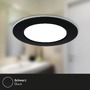 Kruhová - BRI 7034-035 CCT LED vestavná svítidla sada, pr.9,2 cm, 3x LED, 4,8 W, 450 lm, černá - BRILONER - foto 3