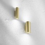 Nepřímé osvětlení - FAN I-DUDUK-R80-ORO Nástěnné svítidlo Duduk kruhové, zlaté, 2 x GU10, 10 x 8 x 18 cm - FANEUROPE - foto 3