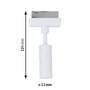 Lišty a příslušenství - P 95655 URail univerzální adaptér pro závěs max. 50W 230V bílá - PAULMANN - foto 3