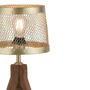 Stolní lampy dekorační - LD 11423-60 FREDERIK Stolní lampa, matná mosaz, 1xE27, šňůrový vypínač, dřevo - LEUCHTEN DIREKT / JUST LIGHT - foto 3