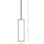 Válec - OS SUB60514 SUBRA S4 závěsné plastové svítidlo černá / bílá IP20 4000 K 45W LED - OSMONT - foto 3
