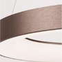 Kruhová - NV 9453455 Závěsné svítidlo RANDO THIN broušený kávově hnědý hliník a akryl LED 50W 230V 3000K IP20 stmívatelné - NOVA LUCE - foto 3