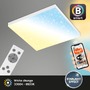 Hranatá - BRILO 7382016 Hvězdné nebe CCT svítidlo LED panel, 45cm, 24 W, 2500 lm, bílé (starý kód: BRILO 7382-016) - BRILO - foto 3