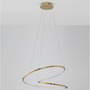 Kruhová - NV 9248109 Závěsné svítidlo GIRISH zlatá nerez ocel a akryl LED 40W 230V 3000K IP20 stmívatelné - NOVA LUCE - foto 3