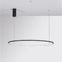 Kruhová - NV 9345609 Závěsné svítidlo TARQUIN černý hliník a akryl LED 58W 230V 3000K IP20 stmívatelné - NOVA LUCE - foto 3
