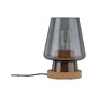 P 79736X VÝPRODEJ VZORKU - Stolní lampa Iben 1-ramenné kouřové sklo/korek - PAULMANN - foto 3