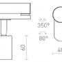 Svítidla - RED R13537 FAX E27 pro tříokr. lištu černá 230V E27 25W - RED - DESIGN RENDL - foto 3