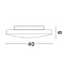 Plafoniéry - NV 6100523 Stropní svítidlo IVI stropní svítidlo IP44 bílé opálové sklo E27 2x12W - NOVA LUCE - foto 3