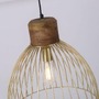 Dekorativní - LD 11489-60 ALAMI Závěsné svítidlo, mosaz, pr. 40cm, mangovníkové dřevo, industriální design, - LEUCHTEN DIREKT / JUST LIGHT - foto 3