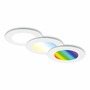 Kruhová - BRI 7035-036 RGB-CCT LED vestavná svítidla sada, pr.9,2 cm, 3x LED, 4,8 W, 450 lm, bílé - BRILONER - foto 3