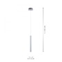 Dekorativní - LD 15202-95 BRUNO LED závěsné svítidlo, bílé, teplá bílá, IP20, do interiéru 3000K - LEUCHTEN DIREKT / JUST LIGHT - foto 3