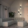 Dekorativní - M MOD417WL-01B Nástěnné svítidlo Notta 40W G9 černý kov - MAYTONI - foto 3