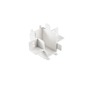 Lištové Magnetic BERNINI - FAN BERNINI-TL-LVI-BCO Příslušenství - vertikální úhlová spojka Bernini pro zapuštěné montážní pouzdro AD, 4,63 x 3,33  cm, bílá - FANEUROPE - foto 3