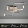 Hranatá - BRILO 3128-014 LED rám 75 cm 2x44W 4000lm černá - BRILO - foto 3