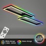 Hranatá - BRILO 3754-015 RGB CCT LED stropní svítidlo 119,5cm 45W 4400lm černá - BRILO - foto 3
