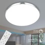 Kruhová - BRILO 3679-118 RGB-CCT LED stropní svítidlo, pr. 45,5 cm, 24W, 2700 lm, chrom - BRILO - foto 3