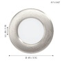 Kruhová - EG 99136 Zápustné svítidlo FUEVA 5 99136 - EGLO - foto 3