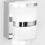 Dekorativní - NV 9122321 Nástěnné svítidlo SABIA chrom hliník a akryl LED 10W 220-240V 3000K IP44 - NOVA LUCE - foto 3