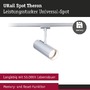 Svítidla - P 95694 URail lištový spot Theron spot 11W 3000K stmívatelné 230V matný chrom - PAULMANN - foto 3