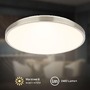Kruhová - BRILO 3903012 Competo stropní svítidlo pr.33 cm - 22W, 2400lm, LED, teplá bílá, matný nikl - BRILO - foto 3