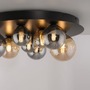 Dekorativní - PN 6597-18 LED stropní svítidlo POPSICLE, černá, jantarové a kouřové sklo, 3000K - PAUL NEUHAUS - foto 3