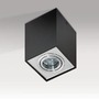 Downlight - AZZ AZ0930 Stropní bodové přisazené svítidlo Azzardo Eloy 1 black/aluminium AZ0930 GU10 1x50W IP20 9,5cm hranaté černo-hliníkové - AZZARDO - foto 3