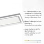 Hranatá - LD 14875-16 EDGING LED stropní svítidlo bílé ploché 110x28, dálkový ovladač, stmívatelné, CCT nastavení teploty barvy 2700-5000K - LEUCHTEN DIREKT / JUST LIGHT - foto 3