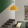 Dekorativní - FAN I-MIDI-S1-GIA Závěsné svítidlo Midi filc oranžový/šedý, kabel 2 m, stínidlo 53 cm, 1 x E27 - FANEUROPE - foto 3