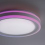 Kruhová - LD 15152-16 SPHERIC LED stropní svítidlo 40x40cm, kruhové, bílé, stmívatelné, hra světla, CCT LED panel RGB+2700-6500 - LEUCHTEN DIREKT / JUST LIGHT - foto 3