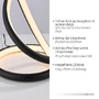 Stolní lampy dekorační - PN 4352-18 LED stolní lampa TWIST, černá, noční stolní lampa, šňůrový stmívač, 2700K - PAUL NEUHAUS - foto 3