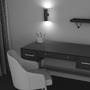 Nepřímé osvětlení - M C069WL-02B Nástěnné svítidlo Focus Design 2x7W GU10 černý hliník designové - MAYTONI - foto 3