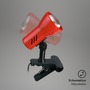 Stolní lampy s klipem - BRI 2794-012P Svítidlo se svorkou 11,5 cm 1x E14 40W červená - BRILONER - foto 3