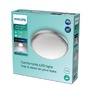 Kruhová - PH 8718699758844 LED Koupelnové stropní přisazené svítidlo Philips DORIS CL257 8718699758844 6W 640lm 4000K IP44 22cm niklové - PHILIPS (929002367601) - foto 3
