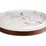 Kruhová - IMPR 348209 Deko-Light stropní přisazené svítidlo Menkar 800 mm 92 W 3000/4000 K 7800 lm kávová - foto 3