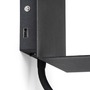 Bodová - RED R13571 ROSTAM nástěnná s USB černá 230V LED 2x3W 3000K - RED - DESIGN RENDL - foto 3