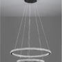 Kruhová - NV 9748159 AKCE - Závěsné svítidlo GINEVRA černý hliník a akryl LED 54W 230V 3000K IP20 stmívatelné - NOVA LUCE - foto 3