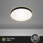 Kruhová - BRI 3443115 LED stropní svítidlo, pr. 28,5 cm, 12 W, černá-bílá (starý kód: BRI 3443-115) - BRILONER - foto 3