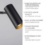 Stolní lampy pracovní - LD 11344-18 Kolekce Schöner Wohnen LED stolní lampa RIK, černá, třída A, otočné a nastavitelné, šňůrový vypínač, 3000K - JUST LIGHT - foto 3